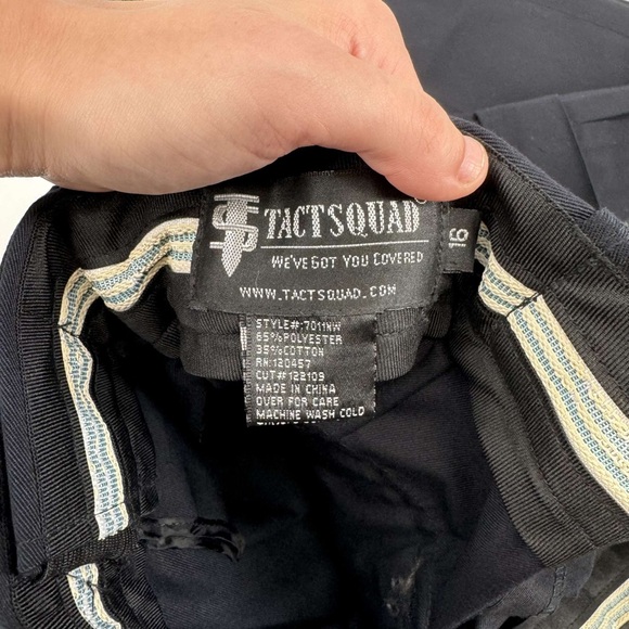 NWT Tact Squad dark navy Womens EMS cargo work pants - Picture 5 of 6